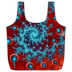 Fractal Pattern Background Full Print Recycle Bag (xl) by Ket1n9