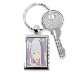 Emilia Rezero Key Chain (rectangle) by Azkajaya