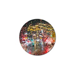 Water Droplets Golf Ball Marker by Azkajaya