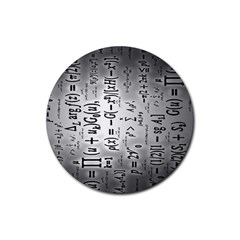 Science Formulas Rubber Coaster (round) by Ket1n9