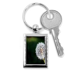 White Flower Key Chain (rectangle) by Azkajaya