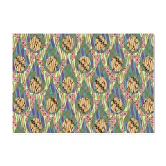 Tribal Background Boho Batik Crystal Sticker (a4) by anzea