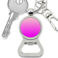 Gradient Pink - Pastel Yellow Pink Rosa Bottle Opener Key Chain by 2607694c