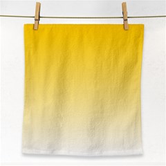 Gradient  Green, Yellow Face Towel by 2607694c