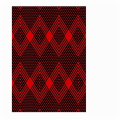 Pattern Red Black, Large Garden Flag (two Sides) by 2607694c