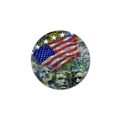 Usa United States Of America Images Independence Day Golf Ball Marker (10 Pack) by Ket1n9