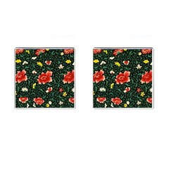 Background Vintage Japanese Design Cufflinks (square) by Bedest