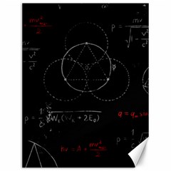Math Board Circuit Circuits Computer Shield Tech Technology Canvas 12  X 16  by Loisa77