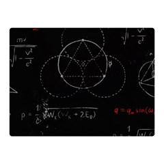 Math Board Circuit Circuits Computer Shield Tech Technology Two Sides Premium Plush Fleece Blanket (mini) by Loisa77