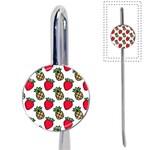 Strawberries Pineapples Fruits Book Mark Front