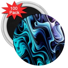 Nature Water Wave Architecture 3  Magnets (100 Pack) by Salmanaz77