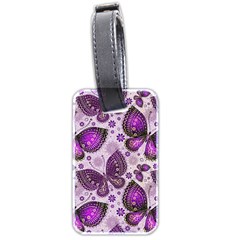 Butterflies Butterfly Insect Animal Nature Luggage Tag (two Sides) by Maspions
