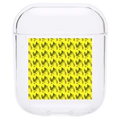 Fern Pattern 2 Yellow Hard Pc Airpods 1/2 Case by snowwhitegirl