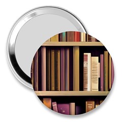 Books Bookshelves Office Fantasy Background Artwork Book Cover Apothecary Book Nook Literature Libra 3  Handbag Mirrors by Posterlux