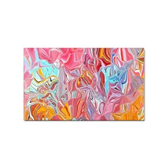 Marbling Art Sticker Rectangular (10 Pack) by kaleidomarblingart