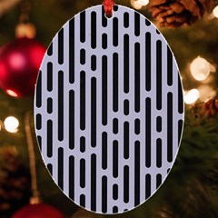 Texture, Stripes, Pattern Uv Print Acrylic Ornament Oval by kyorashop23