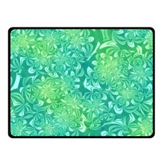 Retro Flower Pattern Design Batik Two Sides Fleece Blanket (small) by Posterlux