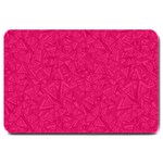 Pink Abstract Crimson Triangle Large Doormat 30 x20  Door Mat