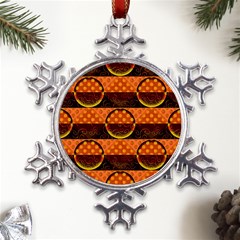 Art Pattern Design Wallpaper Metal Large Snowflake Ornament by Posterlux