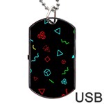 Amoled Dog Tag USB Flash (One Side) Front