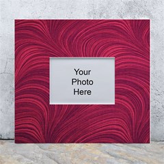 Purple Fabric Texture, Fabric Backgrounds With Lines White Wall Photo Frame 5  X 7  by kyorashop23