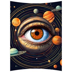 Eye Of The Universe (ai) Back Support Cushion by dflcprintsclothing