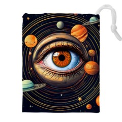 Eye Of The Universe (ai) Drawstring Pouch (4xl) by dflcprintsclothing