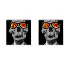 Gothic Elegance, Ironic Dark Art (ai) Cufflinks (square) by dflcprintsclothing