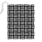 Frets Mosaic Pattern Geometric Drawstring Pouch (5XL) Back