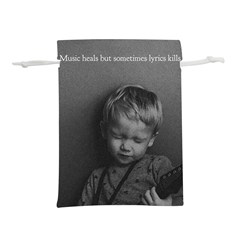 Feel Of Music Lightweight Drawstring Pouch (l) by Ajidj