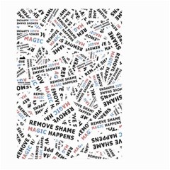 Embrace The Magic Inspirational Phrase Pattern Large Garden Flag (two Sides) by dflcprintsclothing
