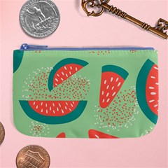 Watermelon Dots Summer Pattern Large Coin Purse by Bedest