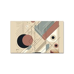 Boho Abstract Architecture Sticker Rectangular (10 Pack) by Bedest
