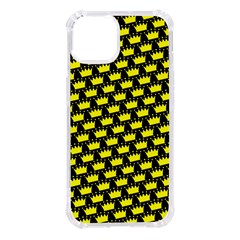 Royalty Inspired Crown Pattern Iphone 14 Tpu Uv Print Case by ExtraAwesomeSauce