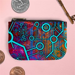 Abstract Tech Galaxy Design Mini Coin Purse by ExtraAwesomeSauce