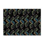 Multicolored DNA Strand Art Sticker A4 (100 pack) Front