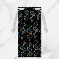 Multicolored Dna Strand Art Jewelry Bag by ExtraAwesomeSauce