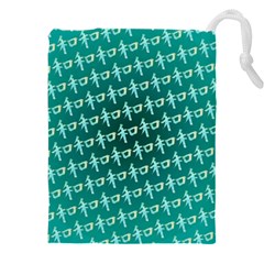 Peaceful Japanese Kanji Design Drawstring Pouch (5xl) by ExtraAwesomeSauce