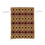 Colorful Geometric Pattern Design Lightweight Drawstring Pouch (S) Front