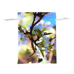 Springtime Pear Tree Blossoms Lightweight Drawstring Pouch (s) by ExtraAwesomeSauce