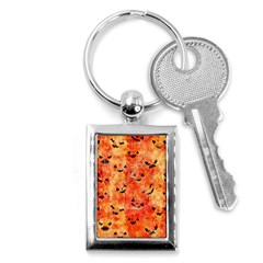 Carved Pumpkin Faces Key Chain (rectangle) by kyorashop23