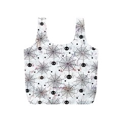 Creepy Spider Design, Adoxali, Halloween Full Print Recycle Bag (s) by kyorashop23