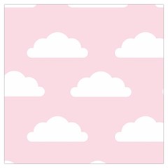 Clouds Pink Pattern Lightweight Scarf  by ConteMonfrey