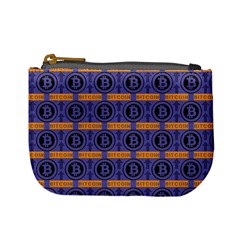 Bitcoin Logo Pattern Mini Coin Purse by ExtraAwesomeSauce