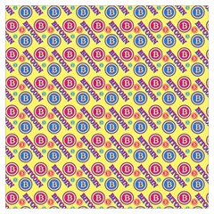 Colorful Bitcoin Pattern Lightweight Scarf  by ExtraAwesomeSauce