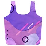 Colorful Labstract Wallpaper Theme Full Print Recycle Bag (XL) Back