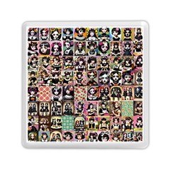 Spanish Gothic Girls Pattern Memory Card Reader (square) by violetheavensky