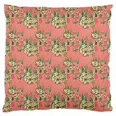 Retro 1880s Flowers Pattern 12 Standard Premium Plush Fleece Cushion Case (two Sides) by violetheavensky