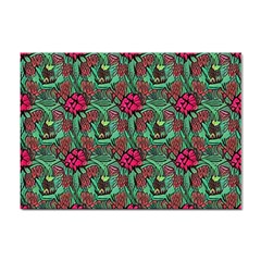 Retro 1880s Flowers Pattern 3 Sticker A4 (100 Pack) by violetheavensky