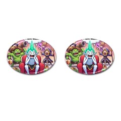 Huiok Cufflinks (oval) by SkinsForTeens